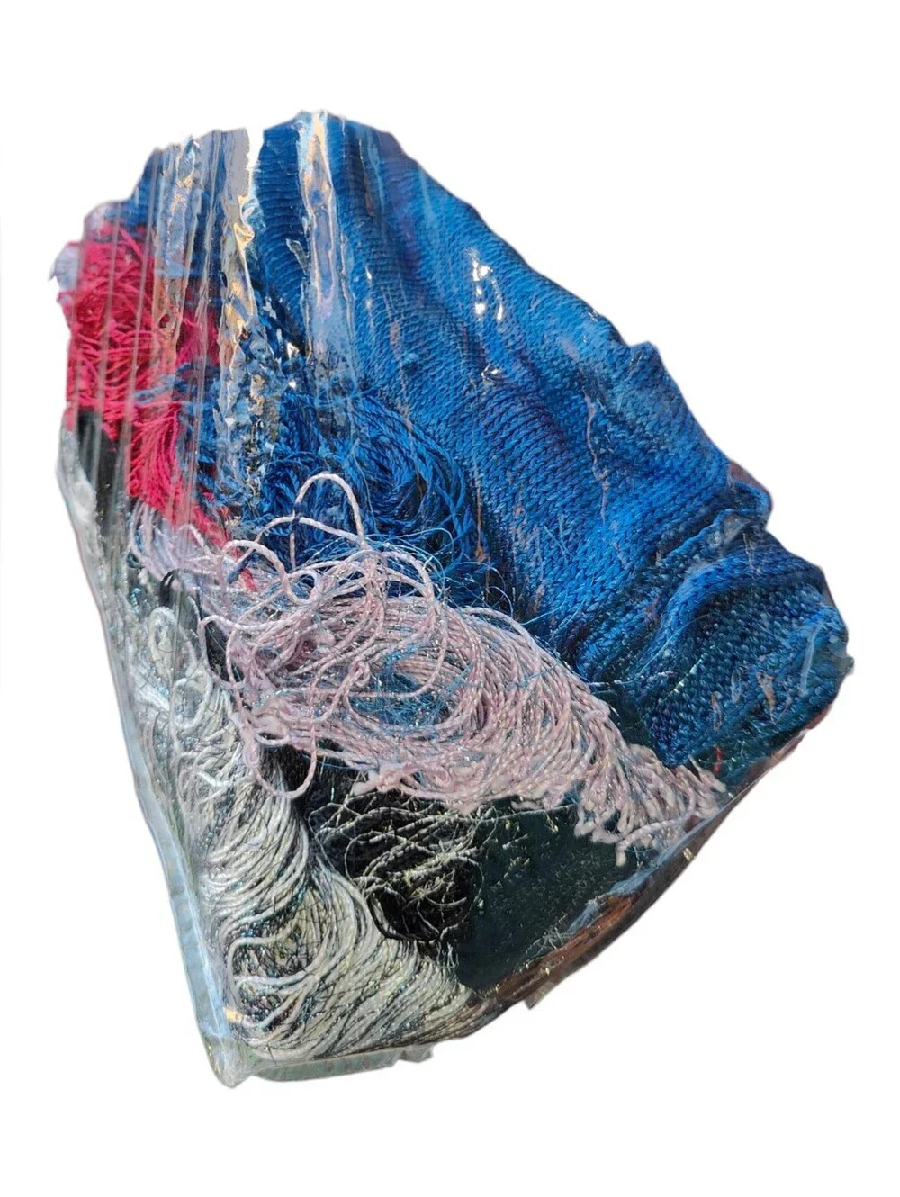Lot of 5 Sheer Shimmer Triangle Fringe Shawls Boho Costume + Closet Storage Bag